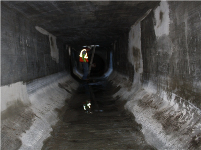 伊犁大断面隧道涵洞人工喷涂修复